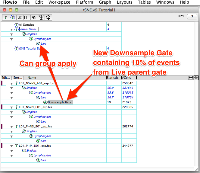 drill down function not working flowjo 10