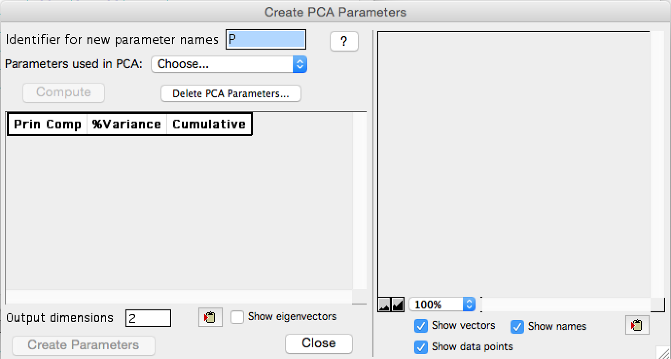 Pca column software