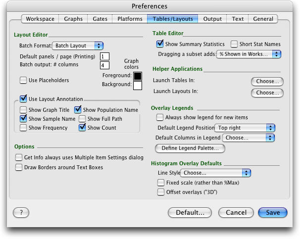 how to make layout readable flowjo 10 pdf export